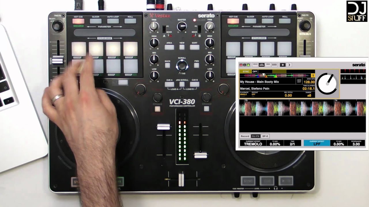 Test Vestax VCI-380 - YouTube