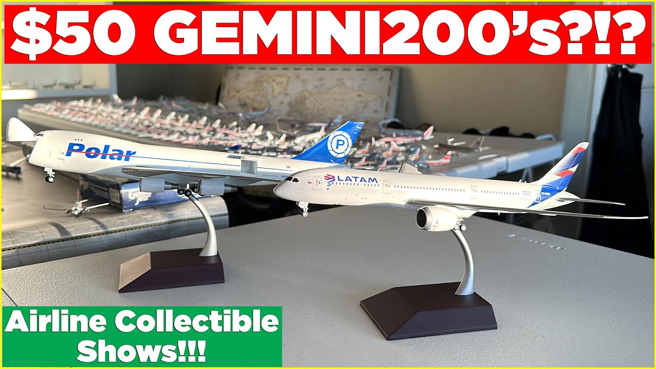$50 GEMINI200's: Polar *INTERACTIVE* B747-400 & LATAM B787-9