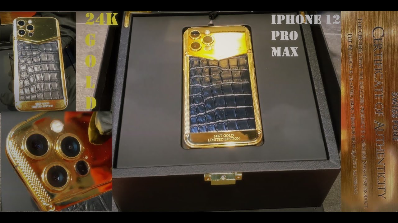 24K GOLD IPHONE 12 PRO MAX || CUSTOM || LIMITED EDITION
