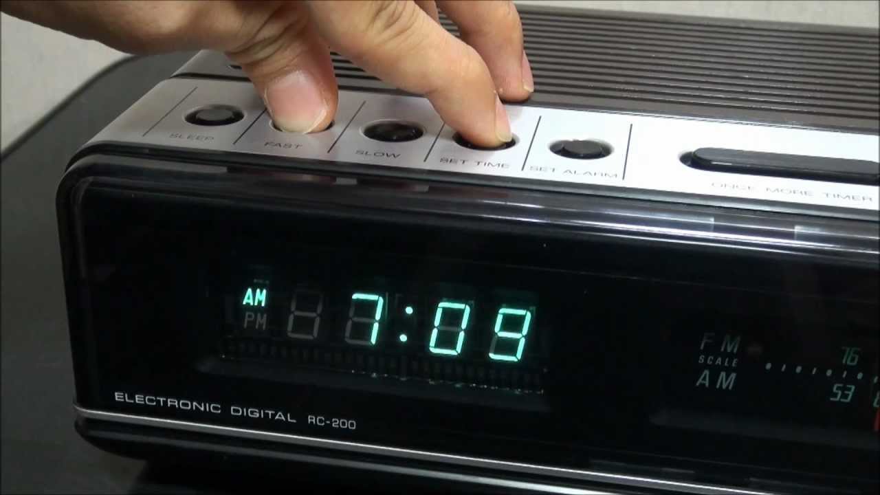 HD】National Panasonic クロックラジオ DIGITAL CLOCK RADIO 1976