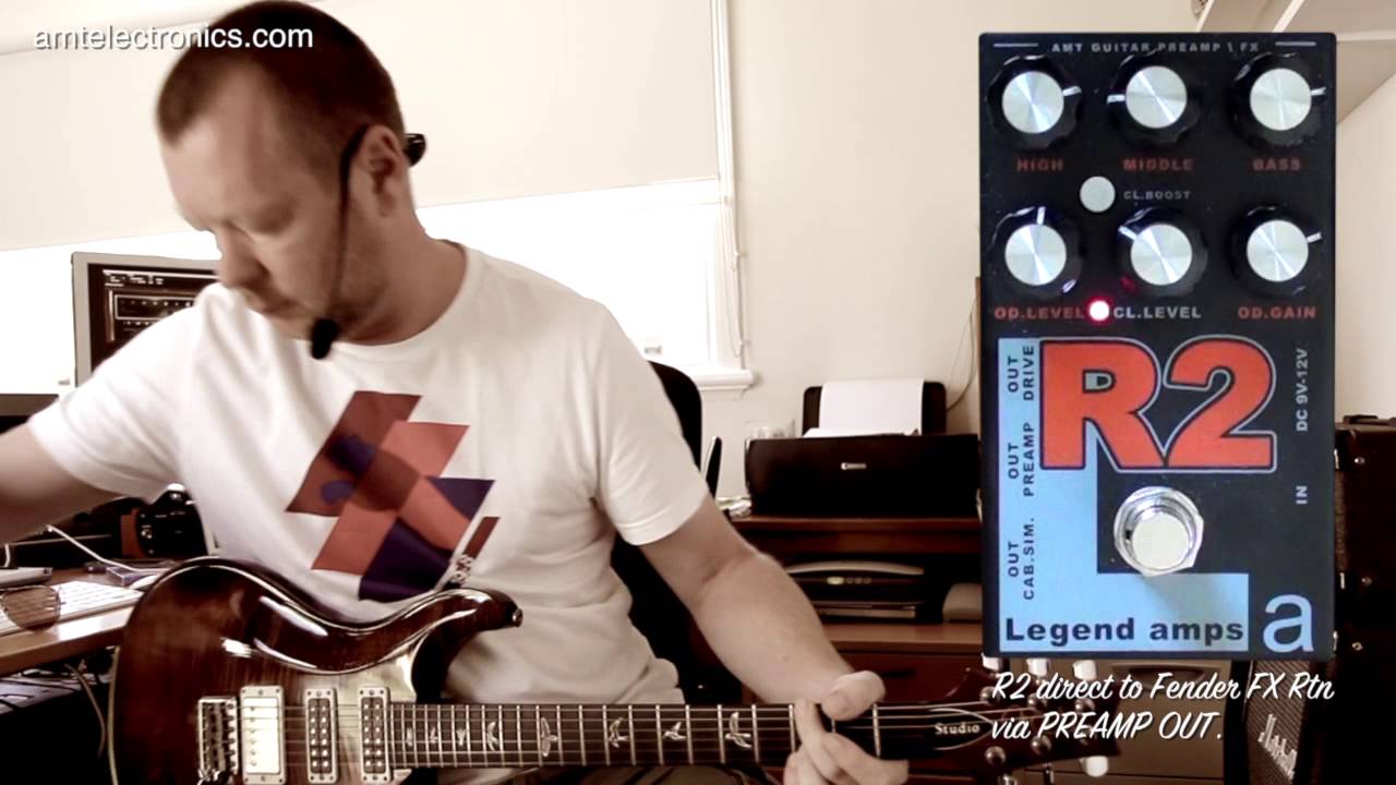 AMT Electronics : R2 Preamp & Effects Pedal - YouTube
