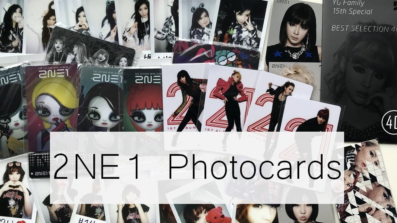 10YearsWith2NE1 A Photocard List - YouTube