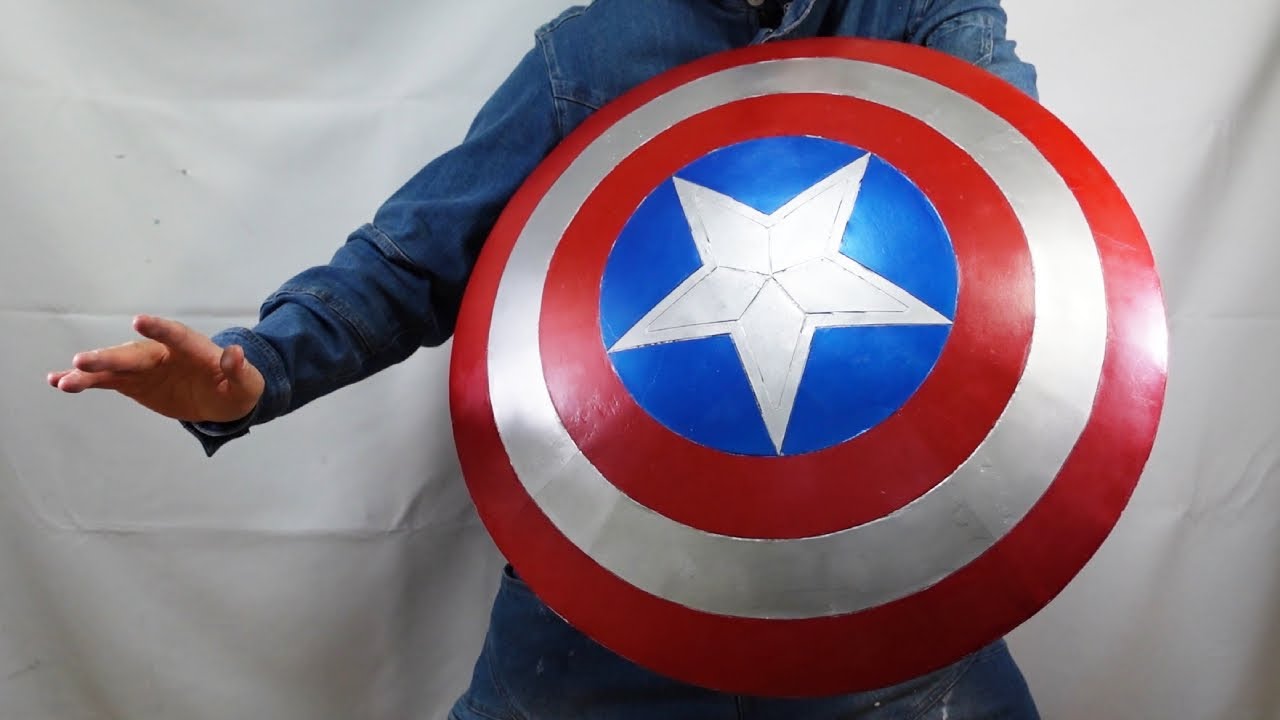 MARVEL】キャプテンアメリカの盾作ってみた/MCU - DIY - How to make
