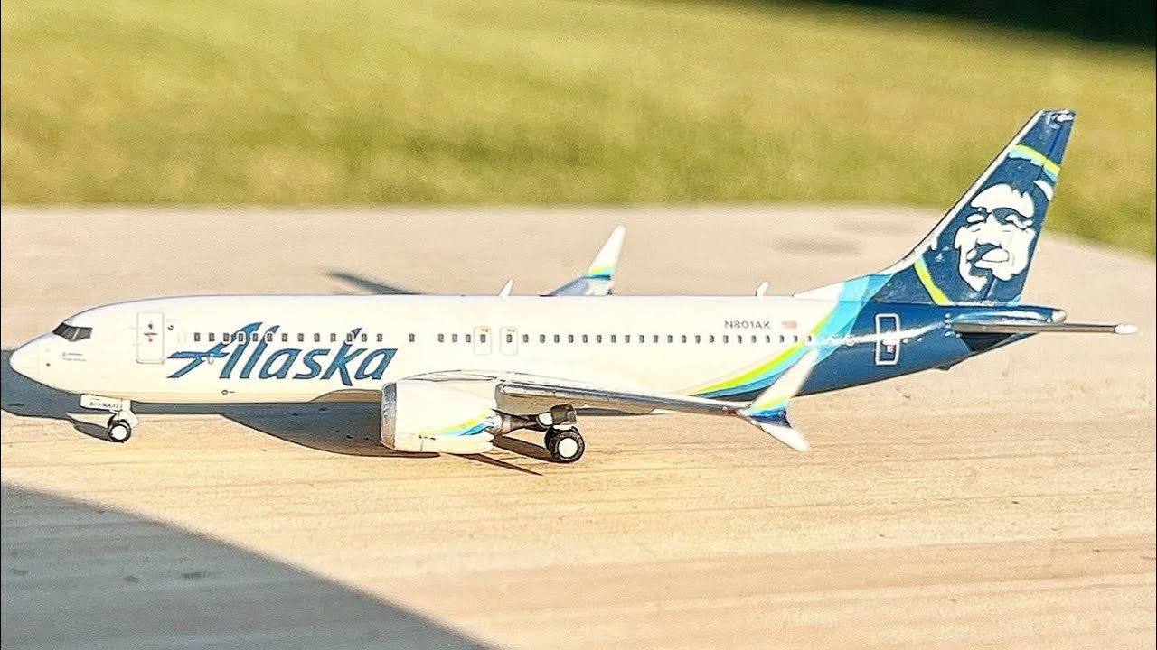 希少】Alaska Airlines B737 1/400 旧ロゴ Alaska Airlines / B737