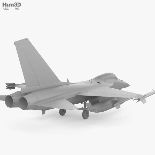 AIDC F-CK-1 経国戦闘機 3Dモデル - ダウンロード 戦闘機 on 3DModels.org