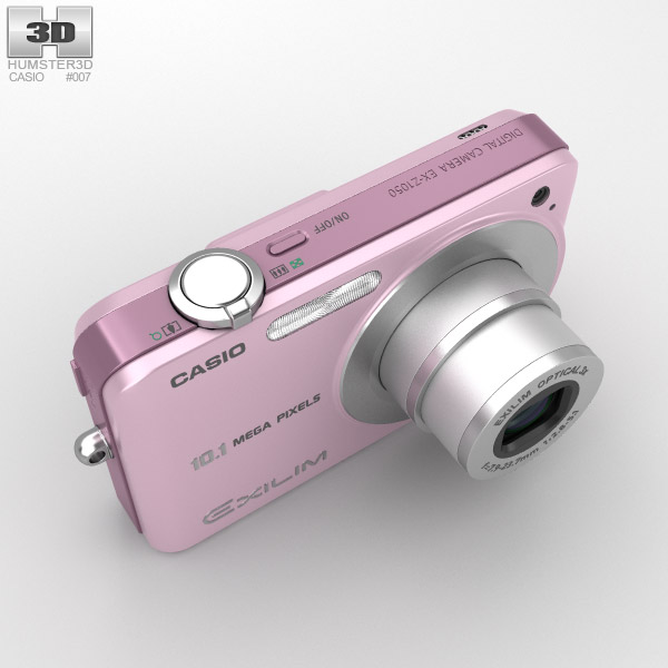 カシオ エクシリム EX-Z1050 ピンク 3Dモデル - ダウンロード 撮影