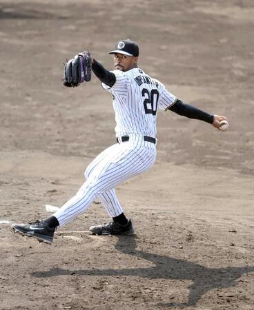 阪神新外国人デュプランティエ 最速154キロの威圧的ド迫力投球