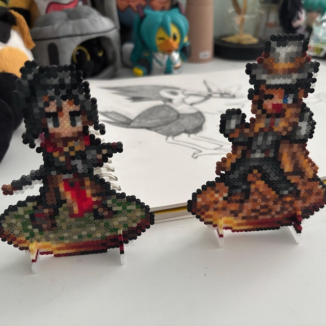 Octopath Traveler 1+2 Character Mini Bead Magnets/keychains - Etsy