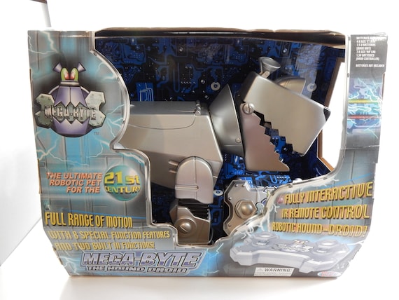Wow-wee Mega-byte: the Hound Droid 1999 Futuristic Remote Pet Dog