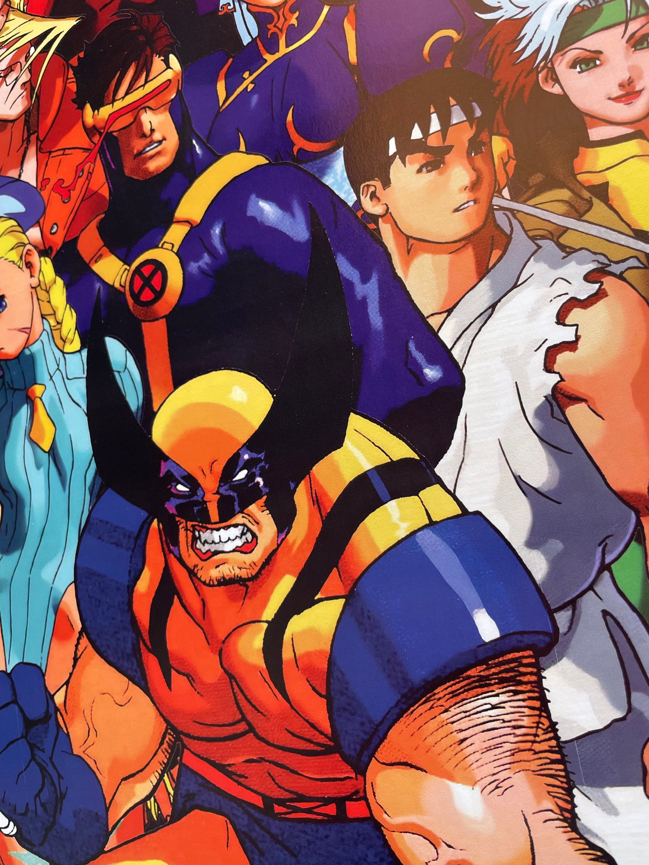 X-men Vs Street Fighter Poster - CPS2 - Etsy
