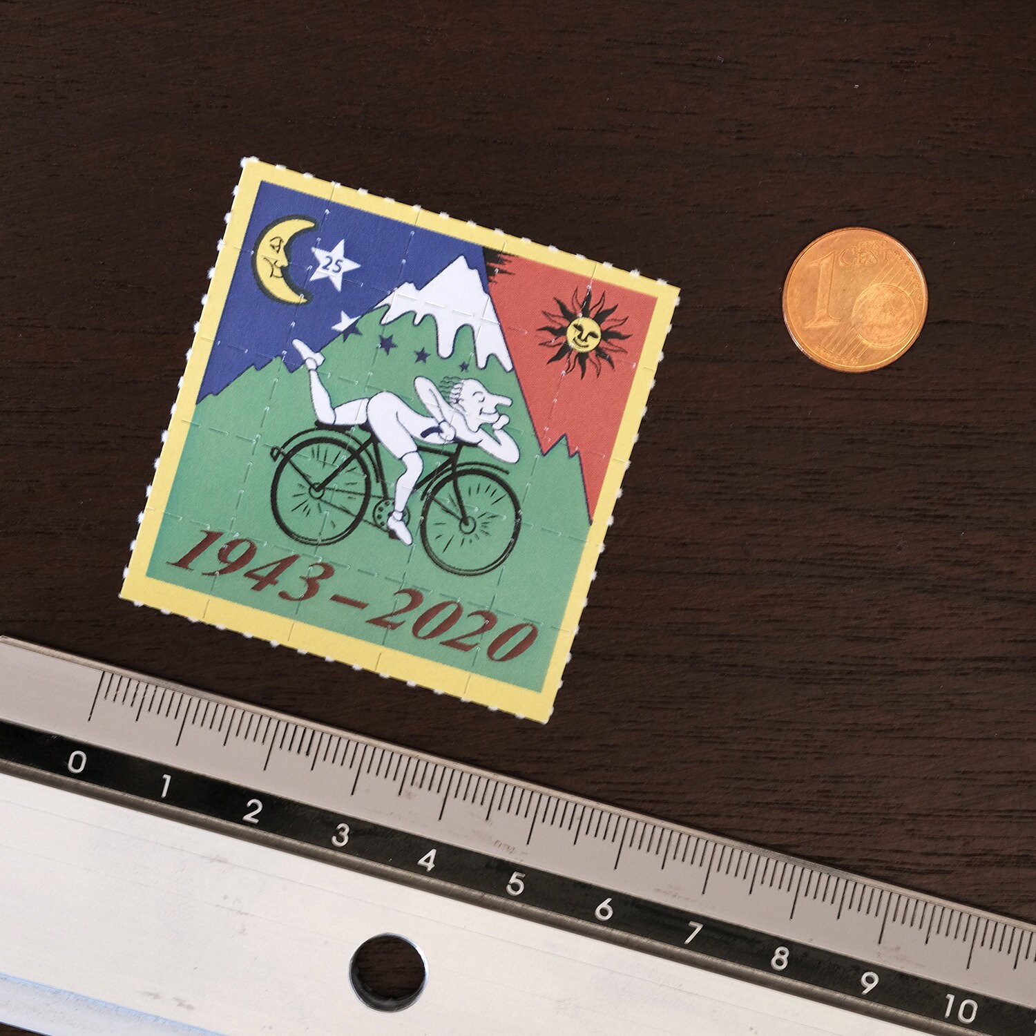 自転車の日 1943-2020 アルバート・ホフマン LSD ヴィンテージ、4 x 5