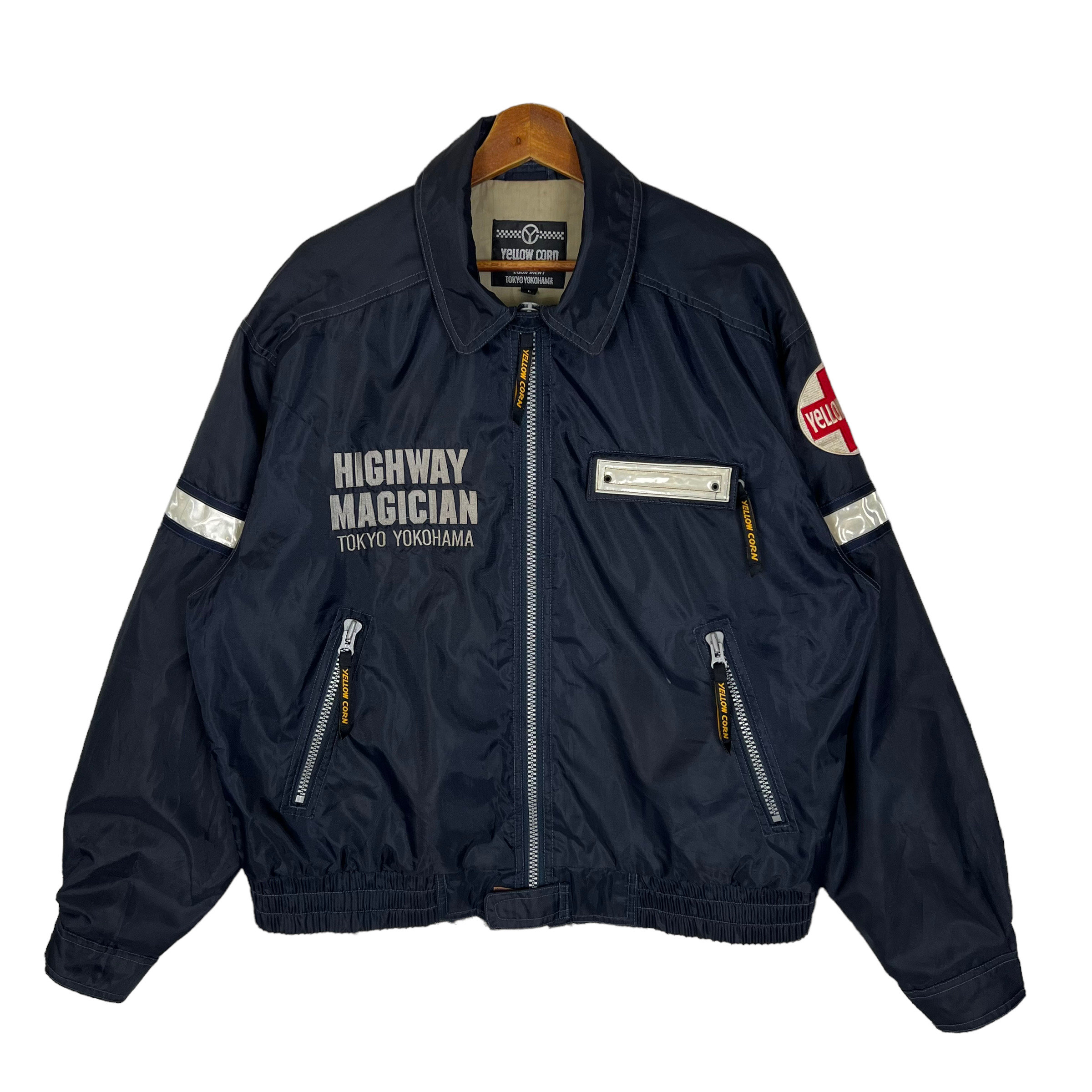 Vintage Yellow Corn Highway Magician Bomber Jacket - Size Large - Etsy