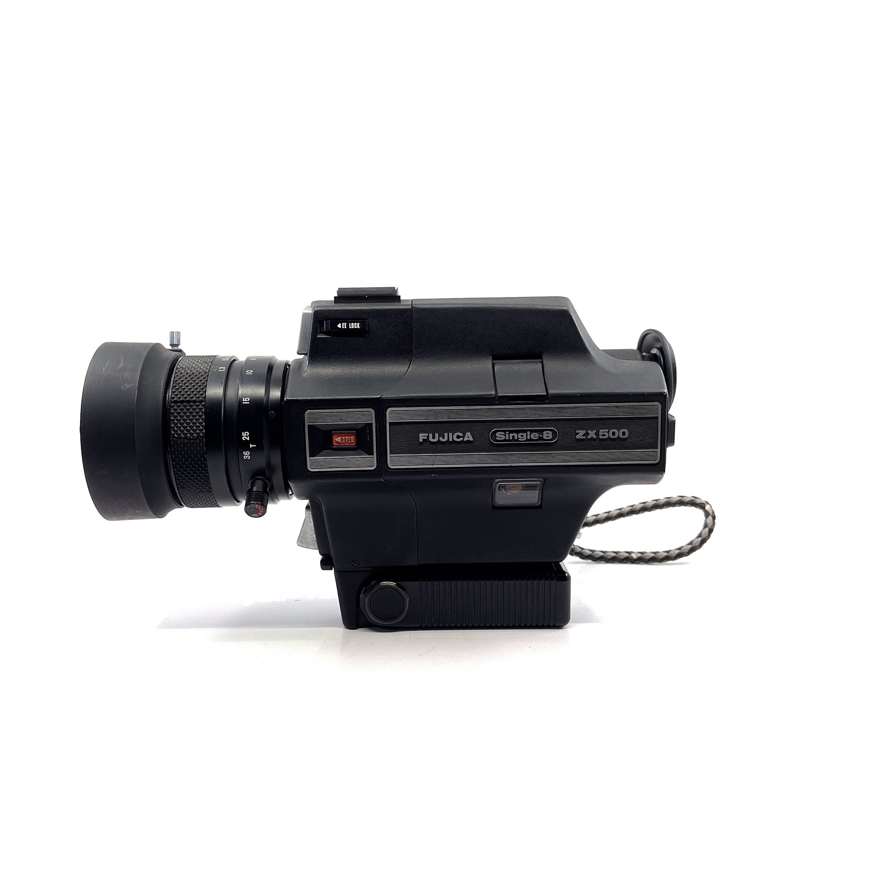 Fujica ZX500 Single 8 Camera TESTED 8mm Film Camera TESTED