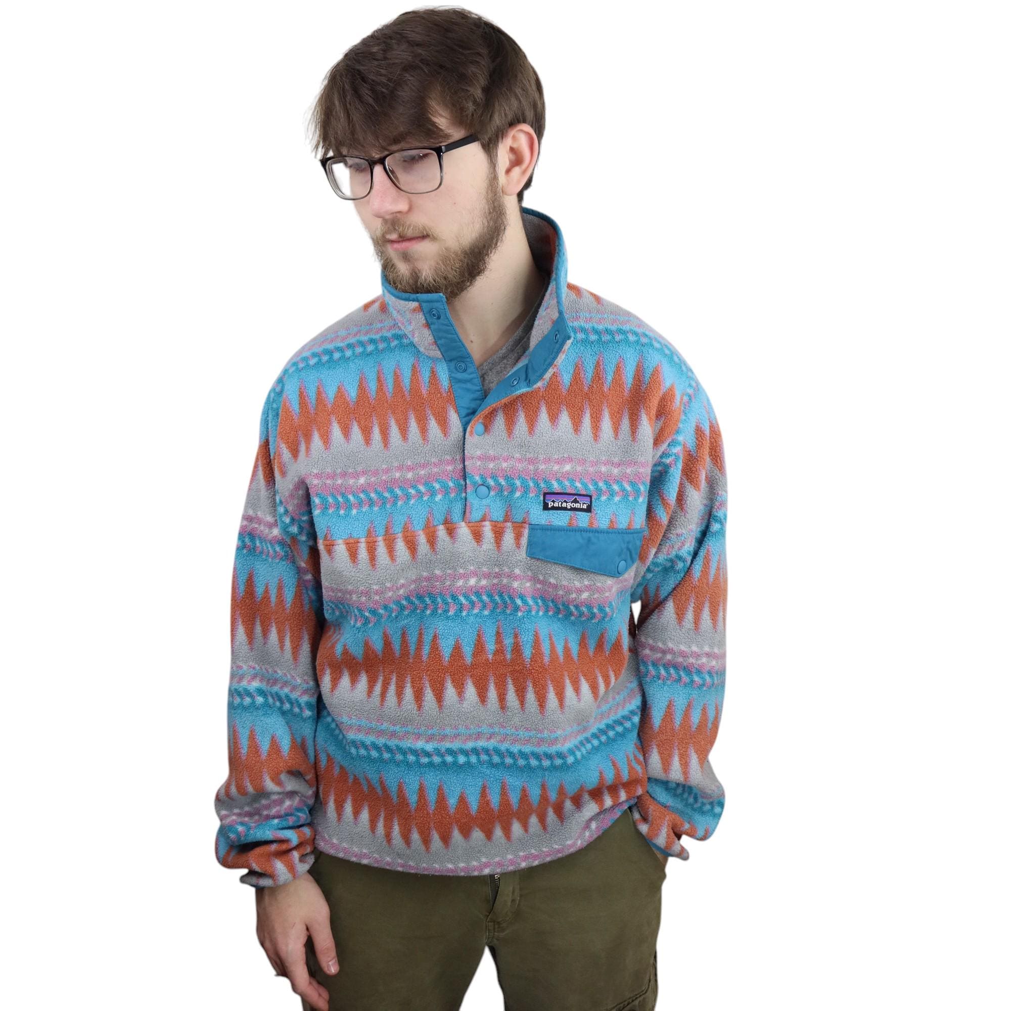 Vintage Patagonia Laughing Waters Aztec Tribal Geo Southwestern