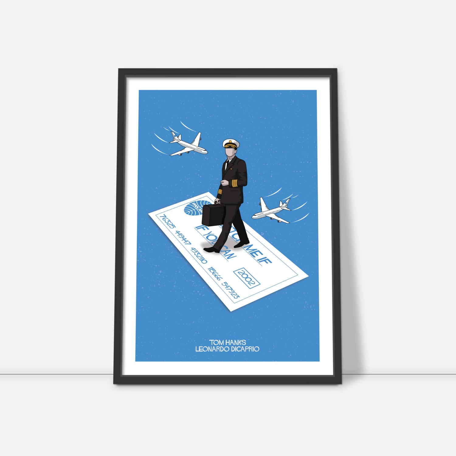 Catch Me If You Can Minimalist Print - Etsy