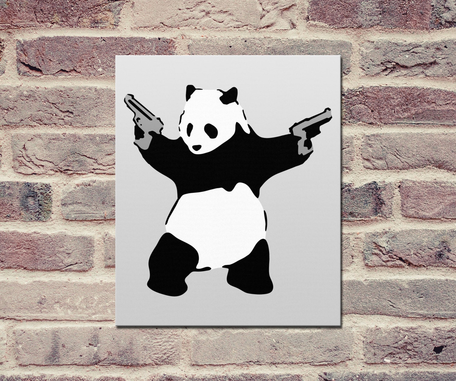 Banksy, Panda With Guns (11