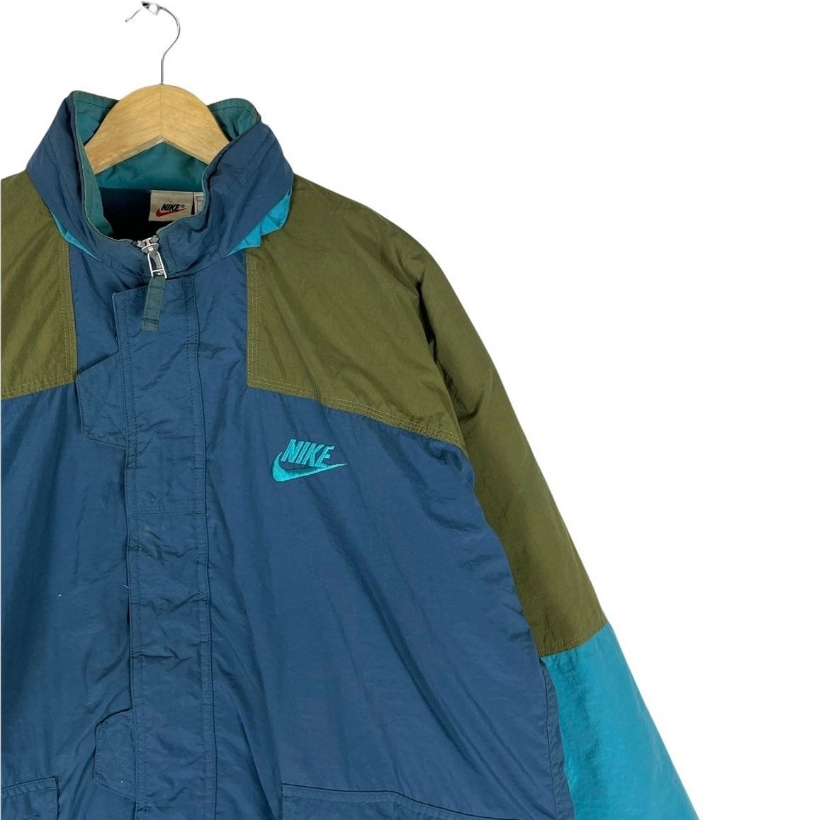 Vintage 90s NIKE ACG Color Block Nylon Windbreaker, Size XL - Etsy