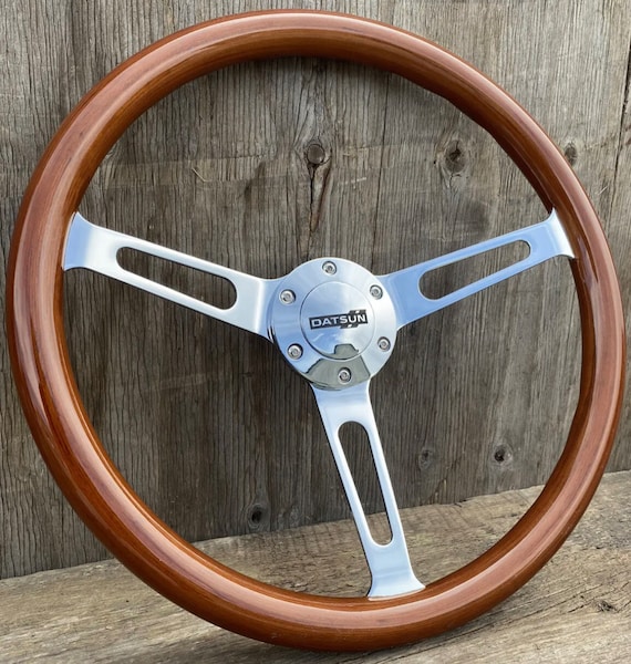 Datsun Wood Steering Wheel Deluxe 510 520 620 240z 280z Bluebird