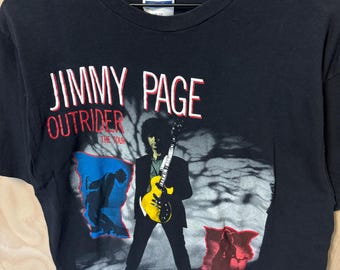 ヴィンテージ 80 年代 ジミー ペイジ アウトライダー ツアー ブラック
