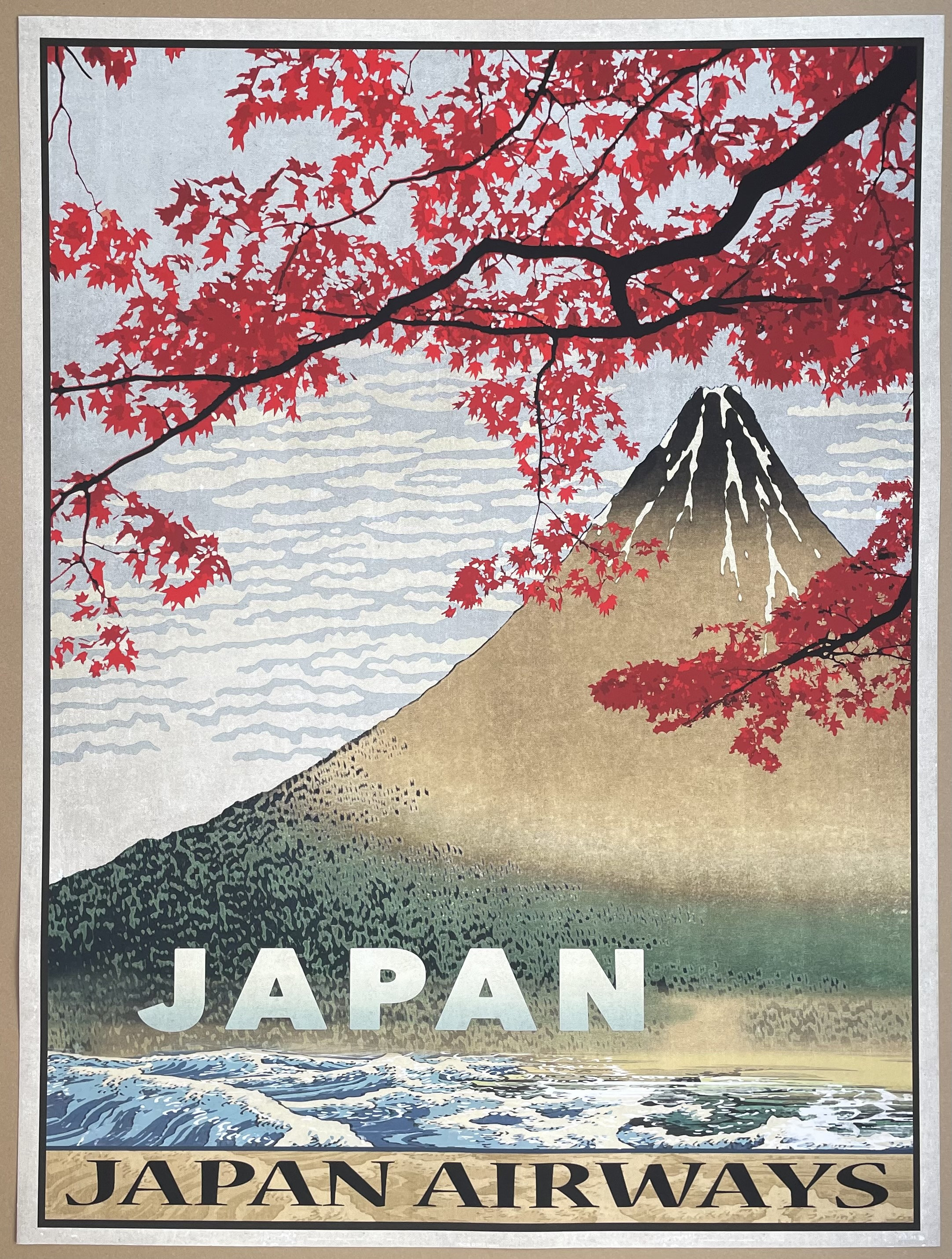 日本観光ポスター - 日本航空 - 旅行 - 休日 - 富士山 - 装飾アート