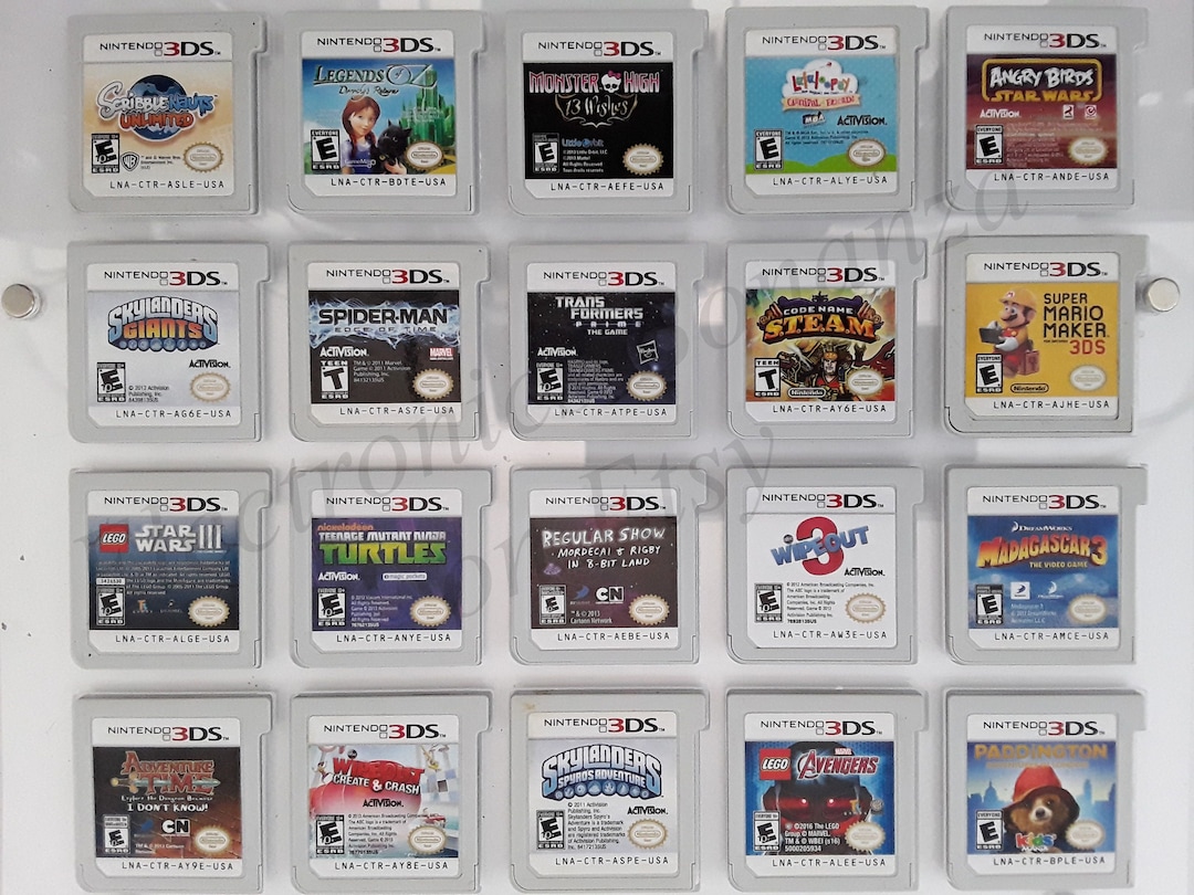 Authentic Nintendo 3DS Games - Etsy