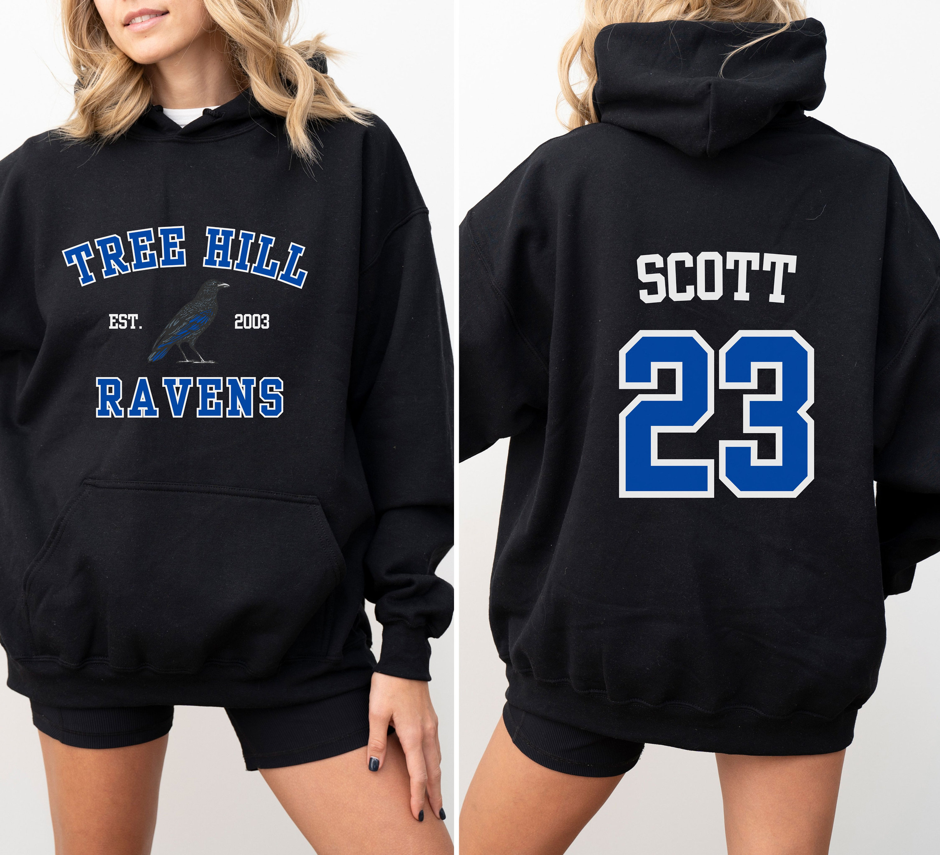 TREE HILL RAVENS Hoodie, Unisex Heavy Blend™ Hooded Sweatshirt