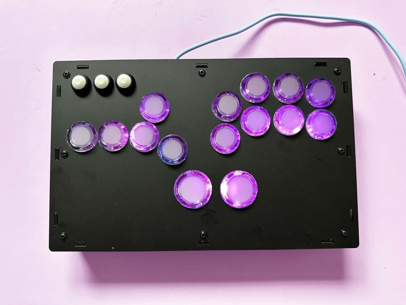 Shine Through Hitbox, Leverless Controller, Cute Fighting Keyboard
