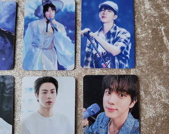 Jin Mini Photocard Set of 6 | Kim Seokjin Bias Gift for ARMY, Run