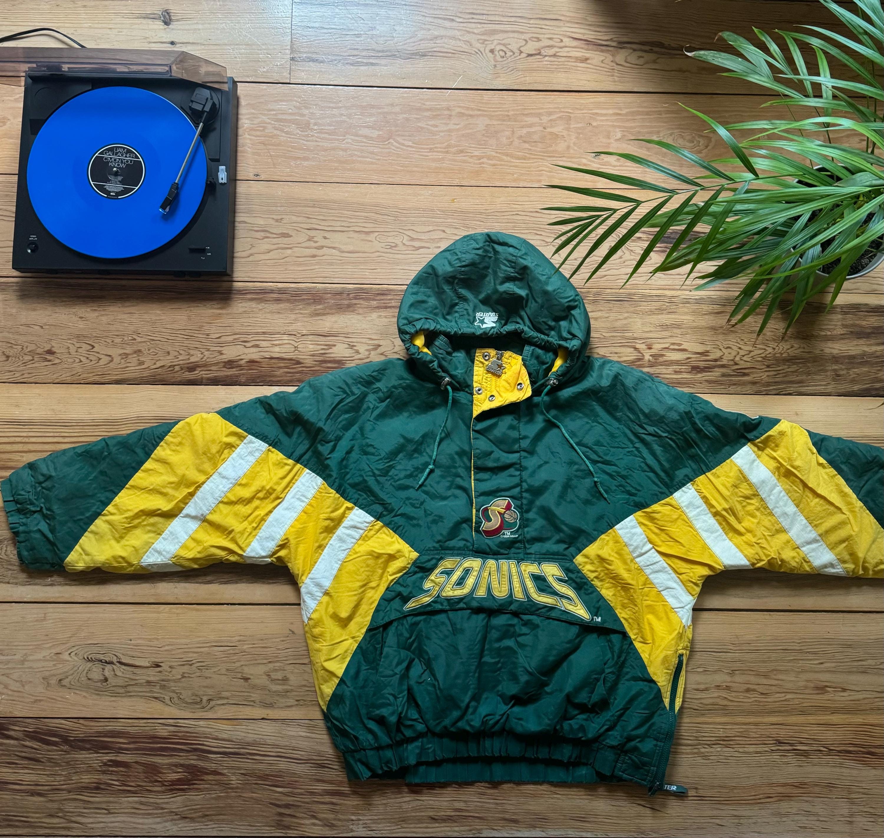 Seattle Supersonics Starter Jacket NBA - Size Large - Etsy