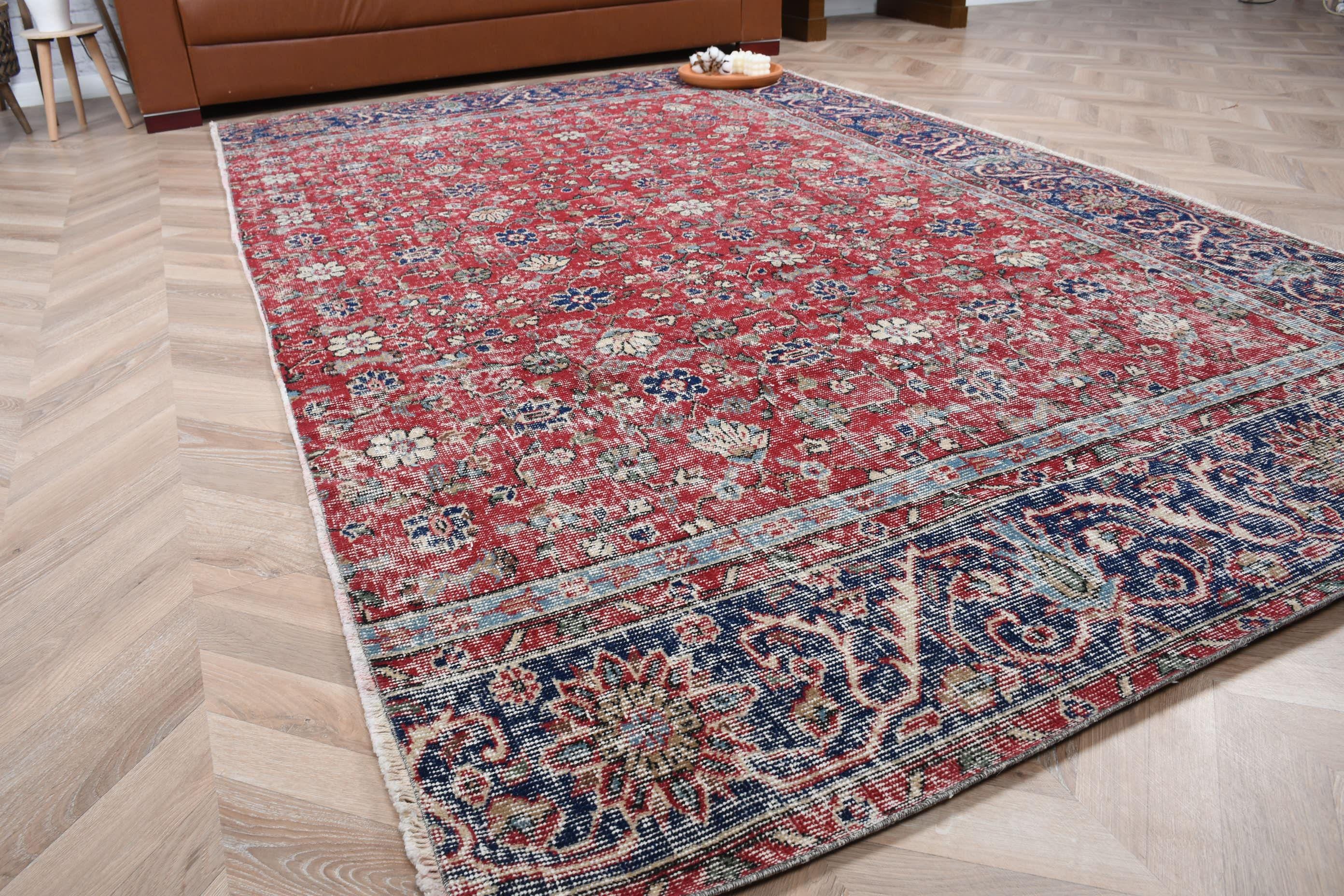 ヴィンテージラグ、大型ラグ、トルコラグ、アンティークラグ、寝室用