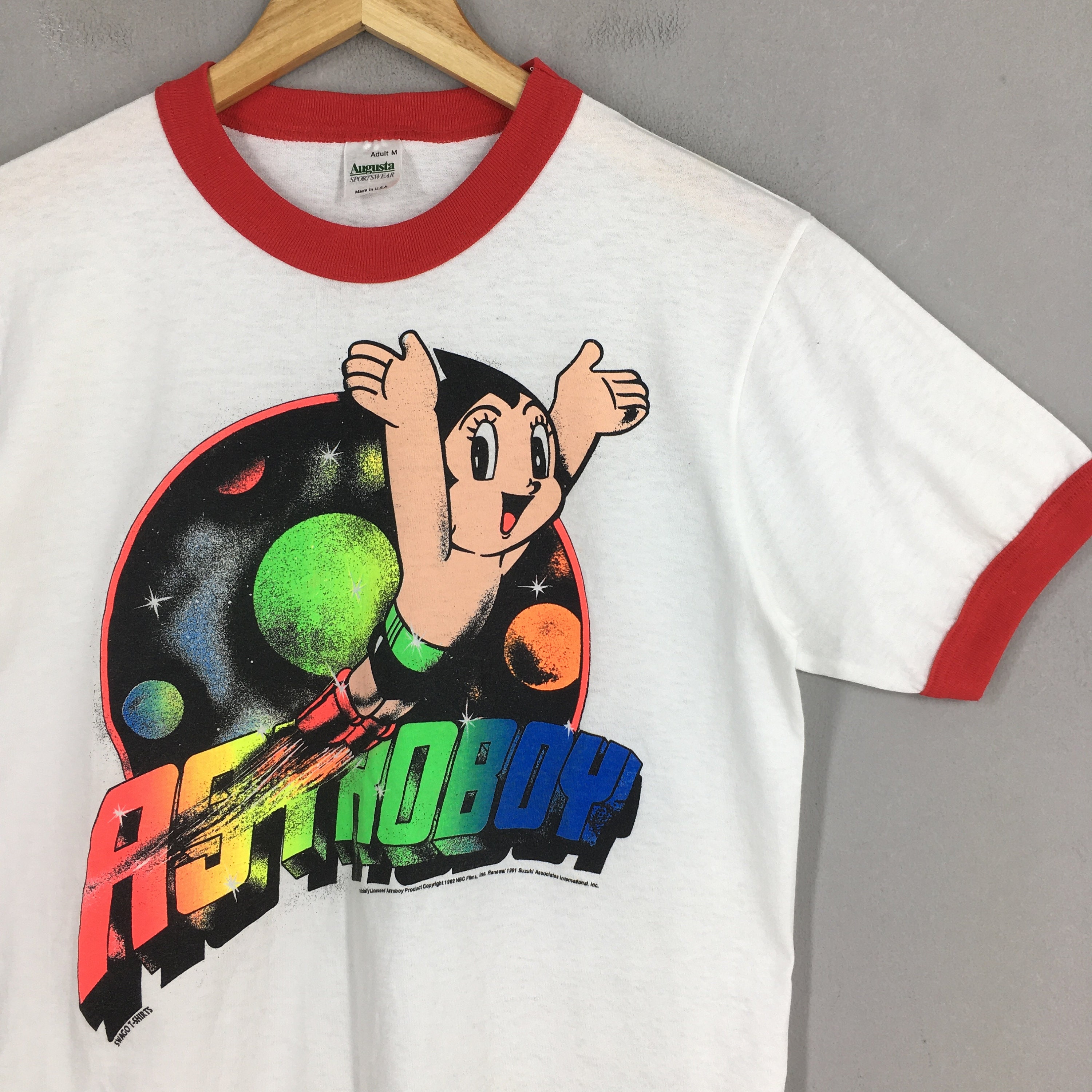 Vintage 1991 Astro Boy Mighty Atom Japanese Anime T Shirt Medium