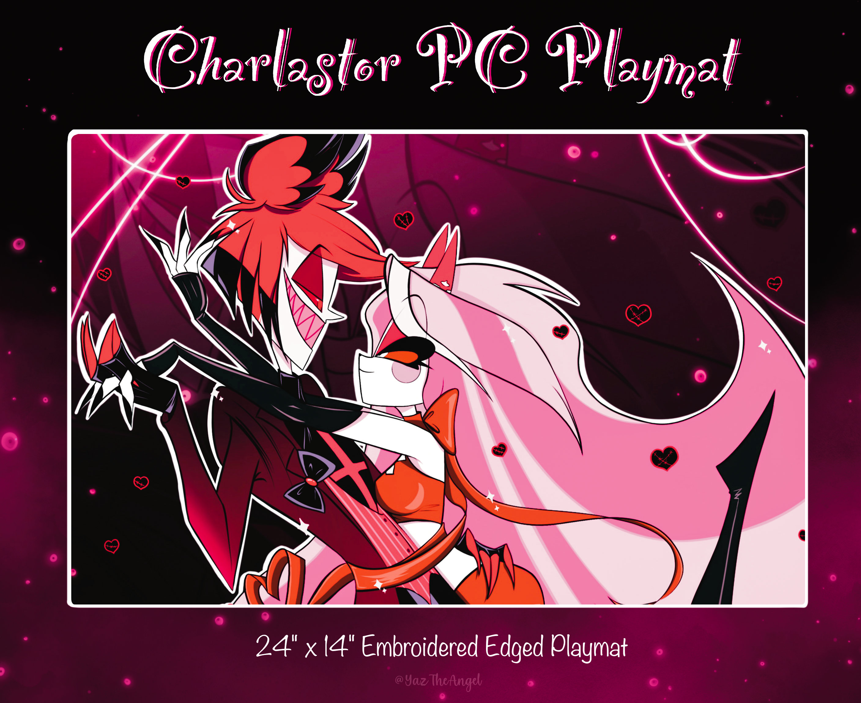 Hazbin hotel playmat - Etsy 日本