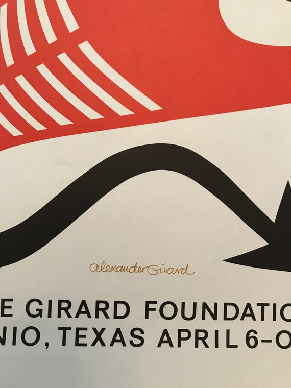 Alexander Girard, Original Exhibition Museum Poster - Etsy