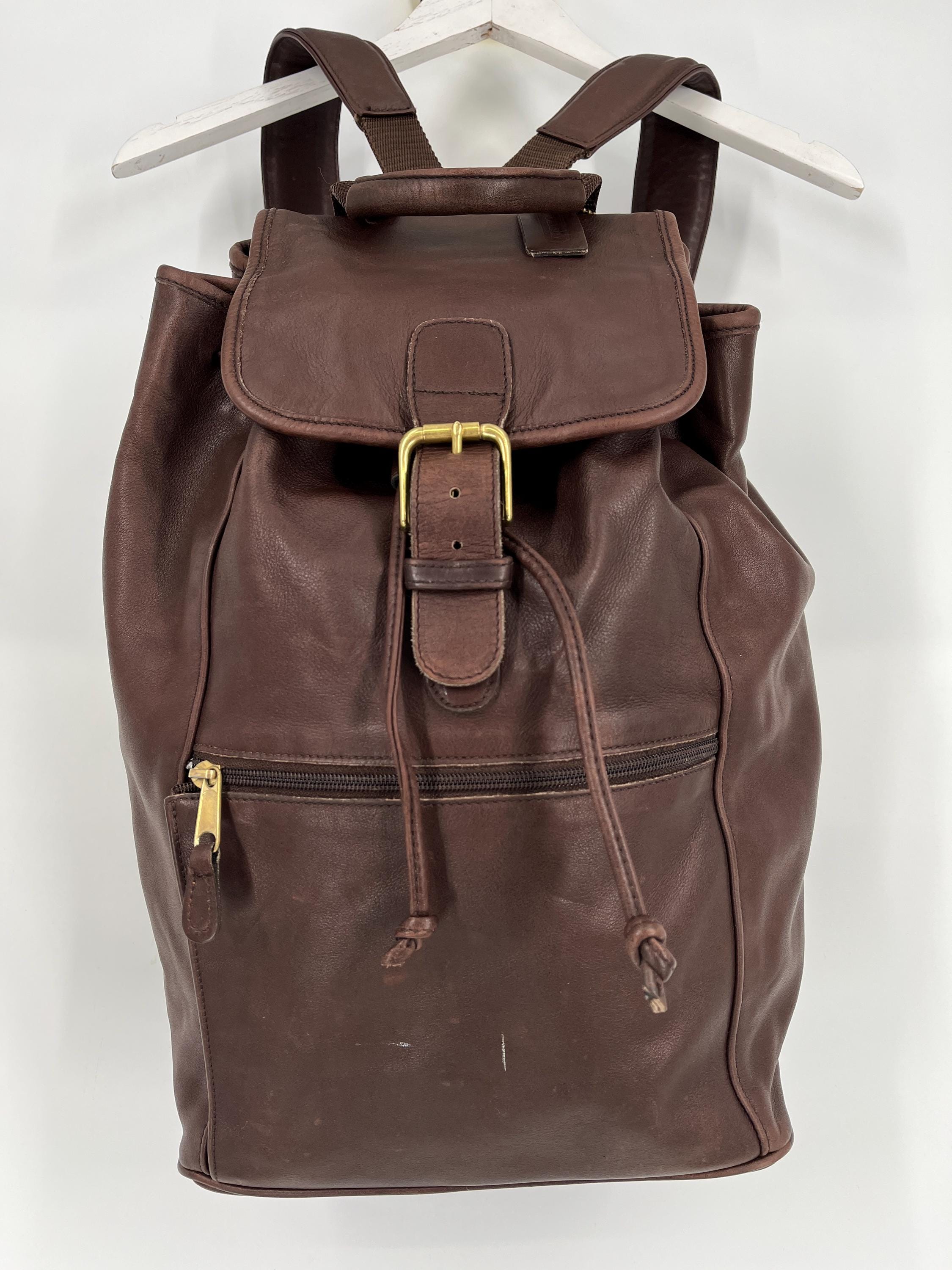 Vintage 90s Coach Mahogany Backpack #0529 / Made in USA / View