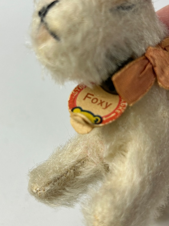 Vintage Steiff 'foxy' Spotted White Fox Terrier Dog 1950s - Etsy