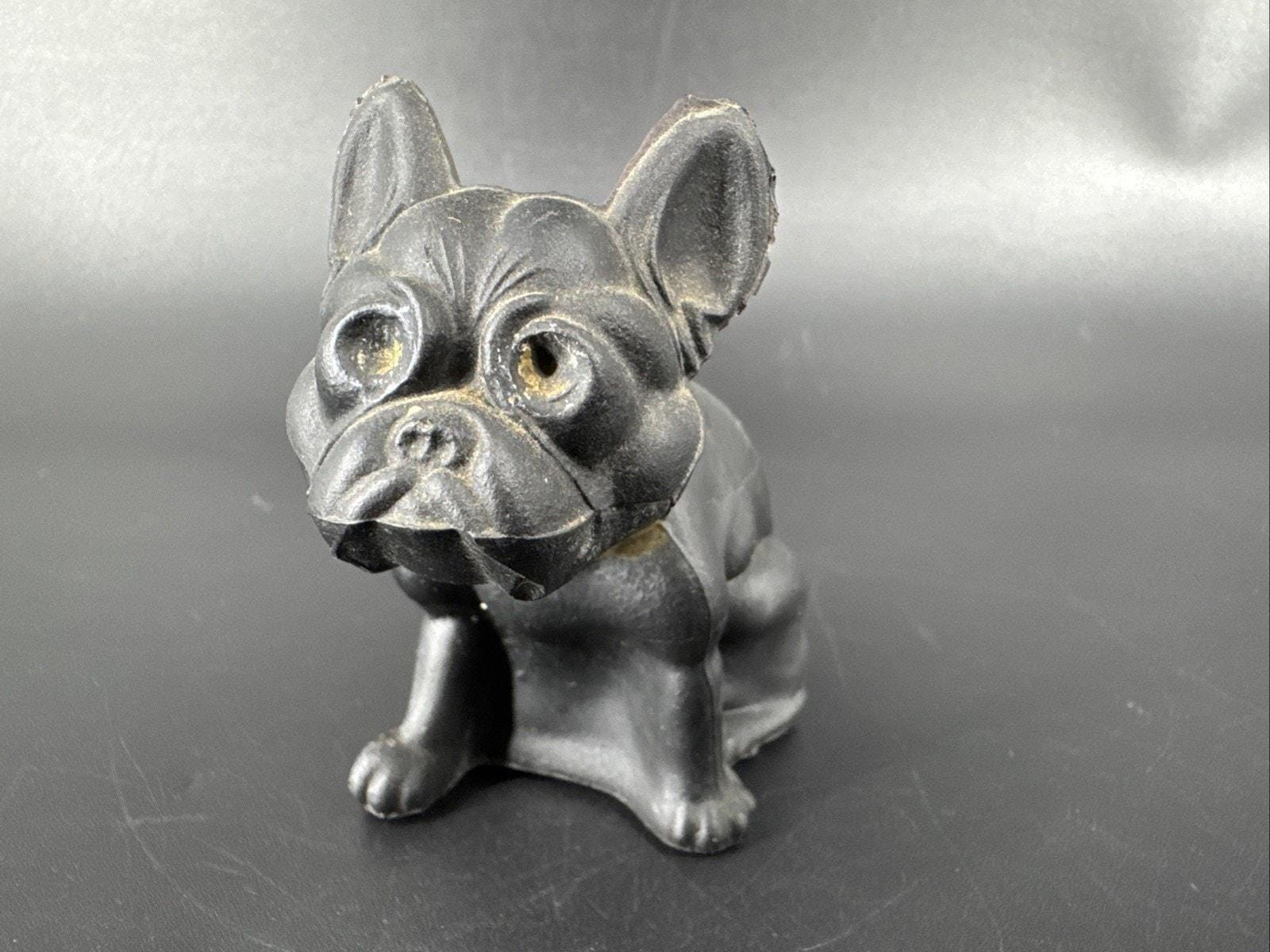 Westmoreland Uranium Glass French Bulldog - Etsy
