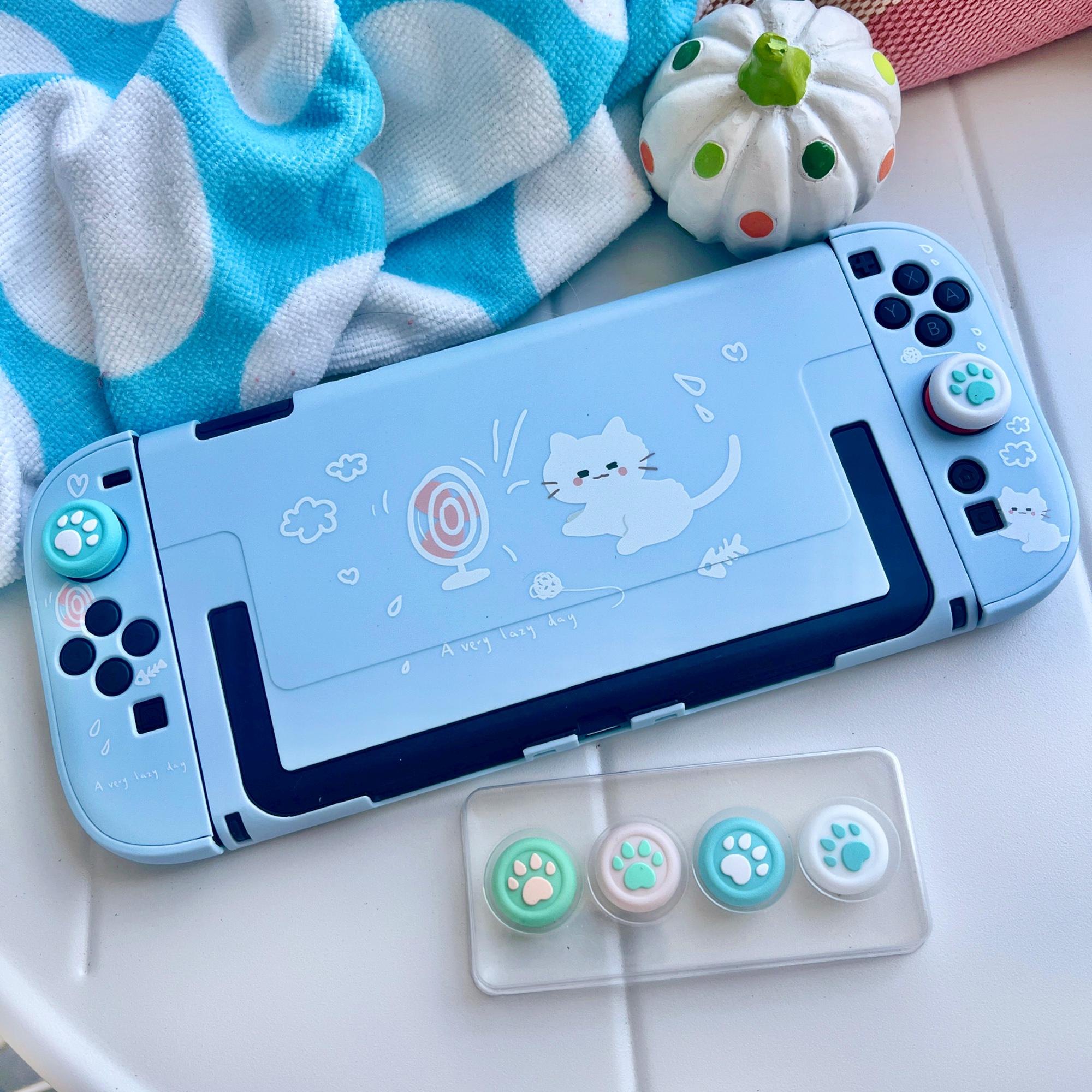 Starry Forest Breezy Cat Nintendo Switch 2 Case, Kawaii Switch