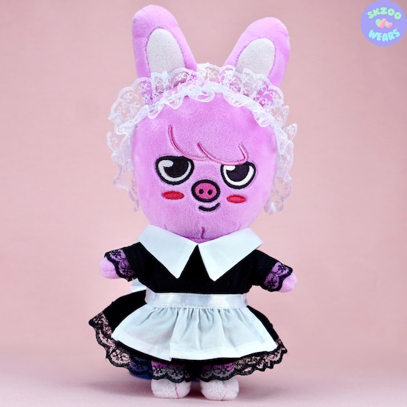 Skzoo Dwaekki Maid Costume, Stray Kids Plushie Clothes - Etsy Norway