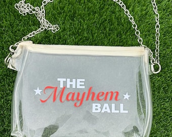 Organic Cotton Eco Tote Bag: Mayhem Ball Opera Haus Graphic Design