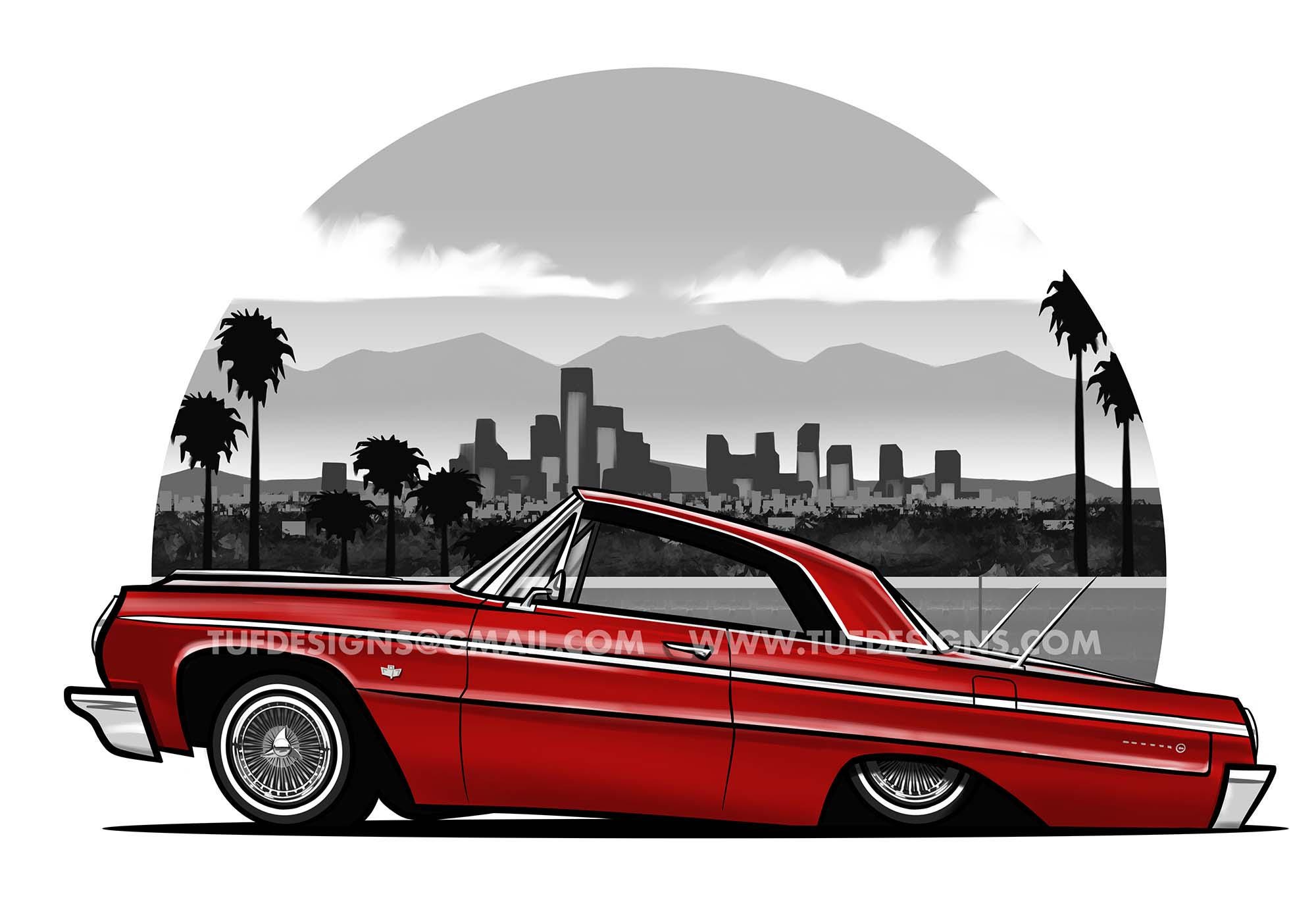 絵鳥 シボレー インパラ オリジナル Yボーン 絵鳥様専用 シボレー