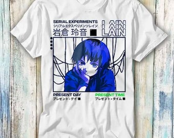 Serial Experiments Lain 日本の T シャツ ユニセックス 大人 メンズ