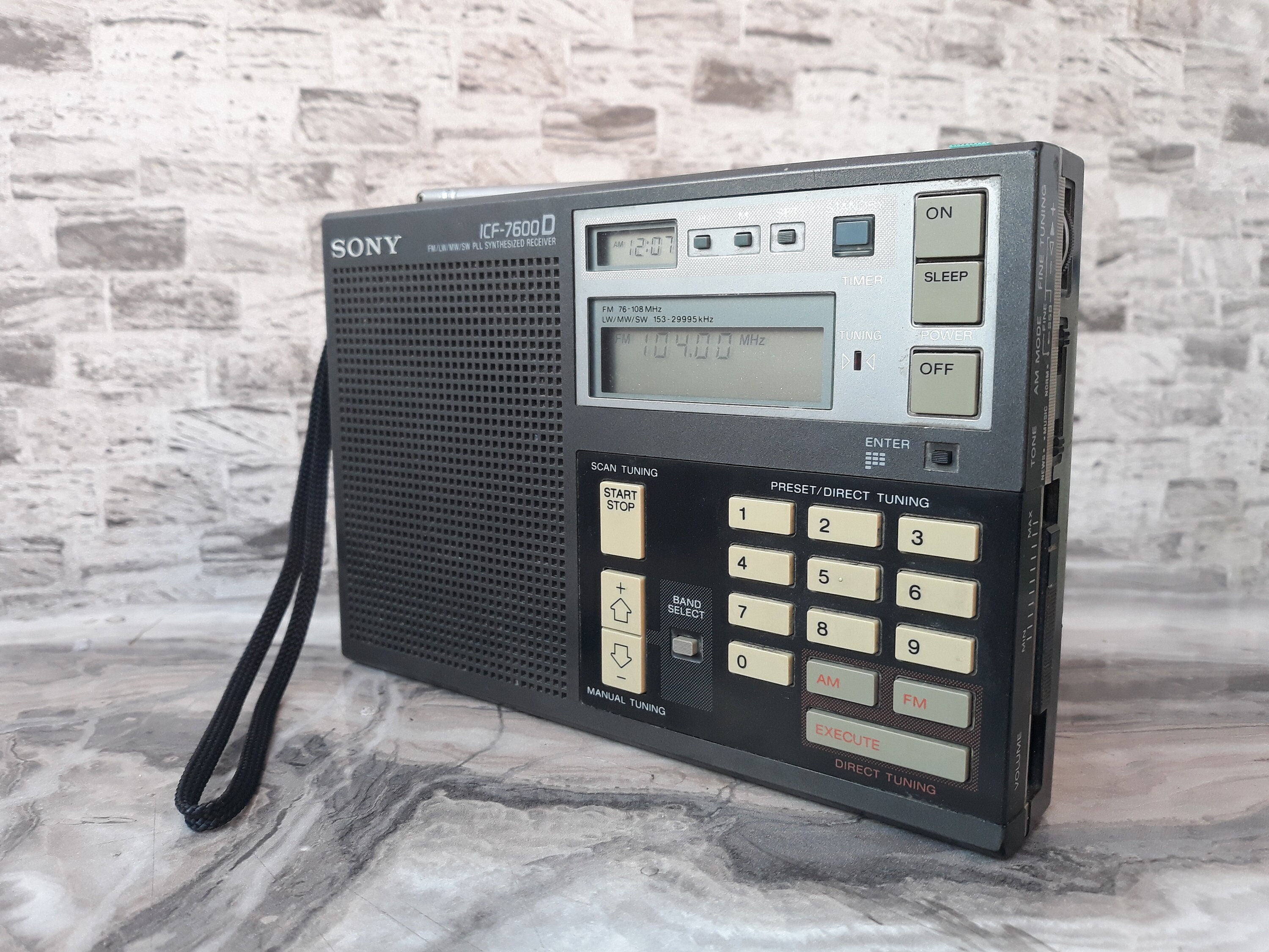 ビンテージ ソニー ICF-7600D、ソニー ICF7600D、ソニー、ソニーラジオ