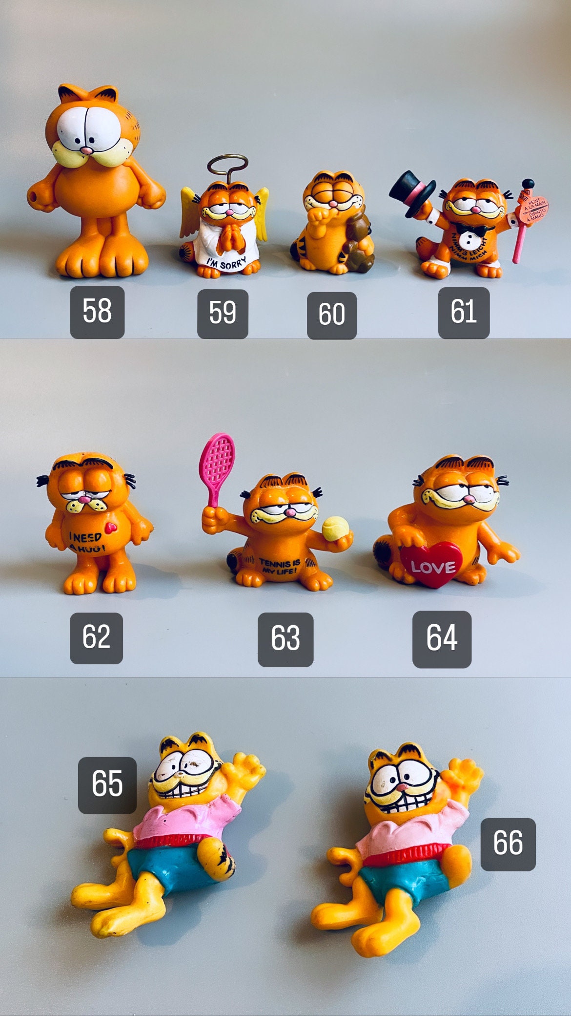 ヴィンテージ ガーフィールド フィギュア、自分だけのガーフィールド