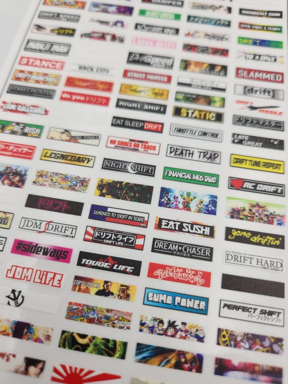 スラップステッカー - 1/10スケールRCスラップステッカー100枚以上