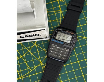 RARE Vintage Casio DBC-80 Databank World Time Calculator Watch