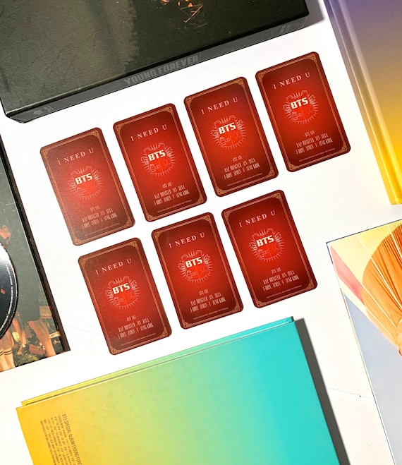 Bts I Need You Bts Shop Xmas Japanese Album Photocard - Etsy