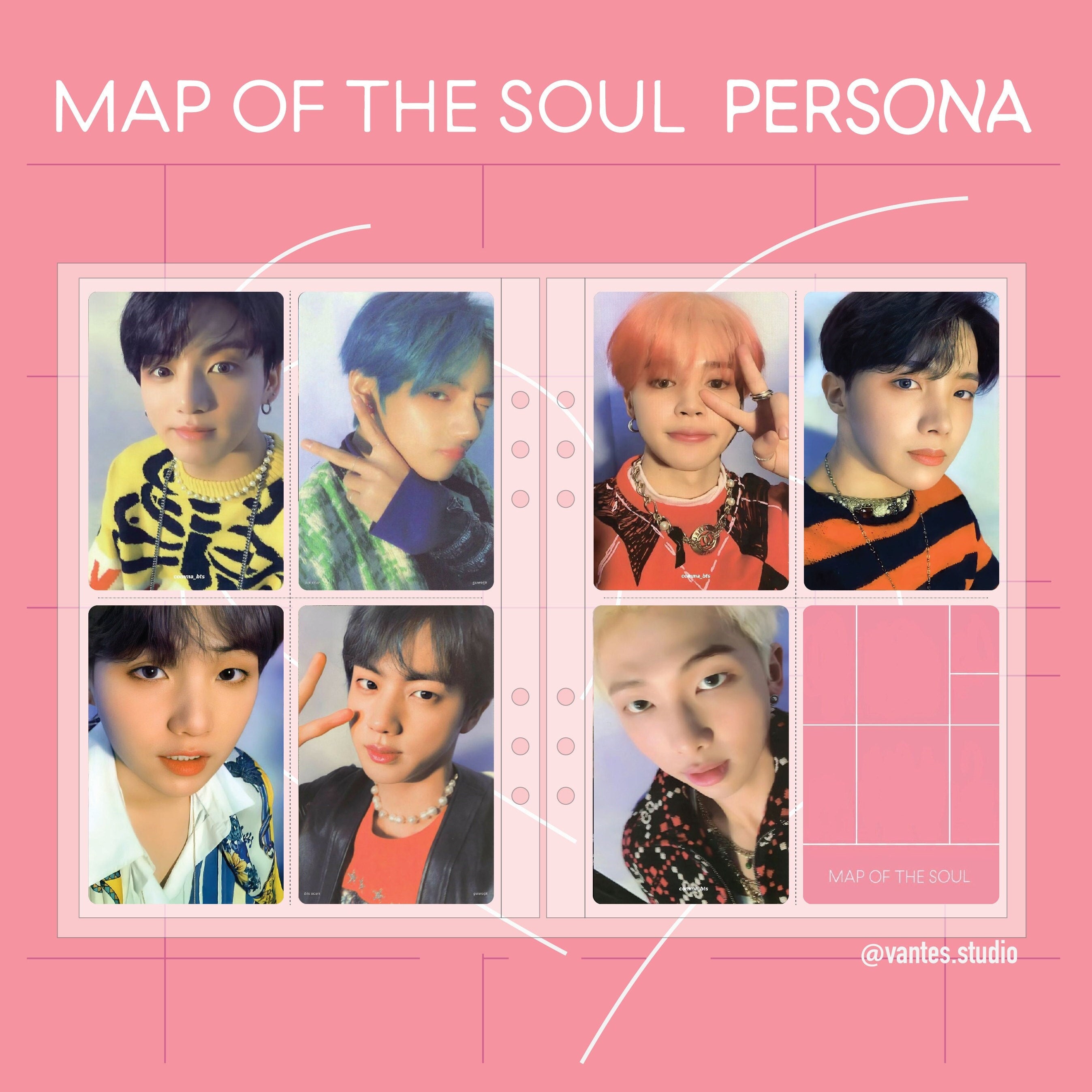 Bts Map of the Soul Persona Version 4 Photocard - Etsy