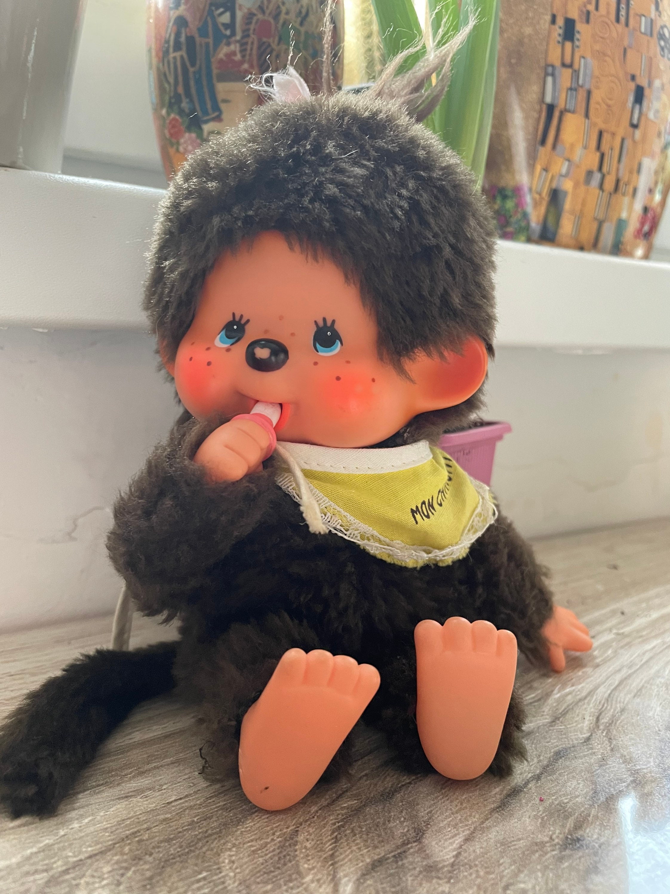 希少なモンチッチ セッキグチ 1974年 青い目 指しゃぶり 日本製 希少な