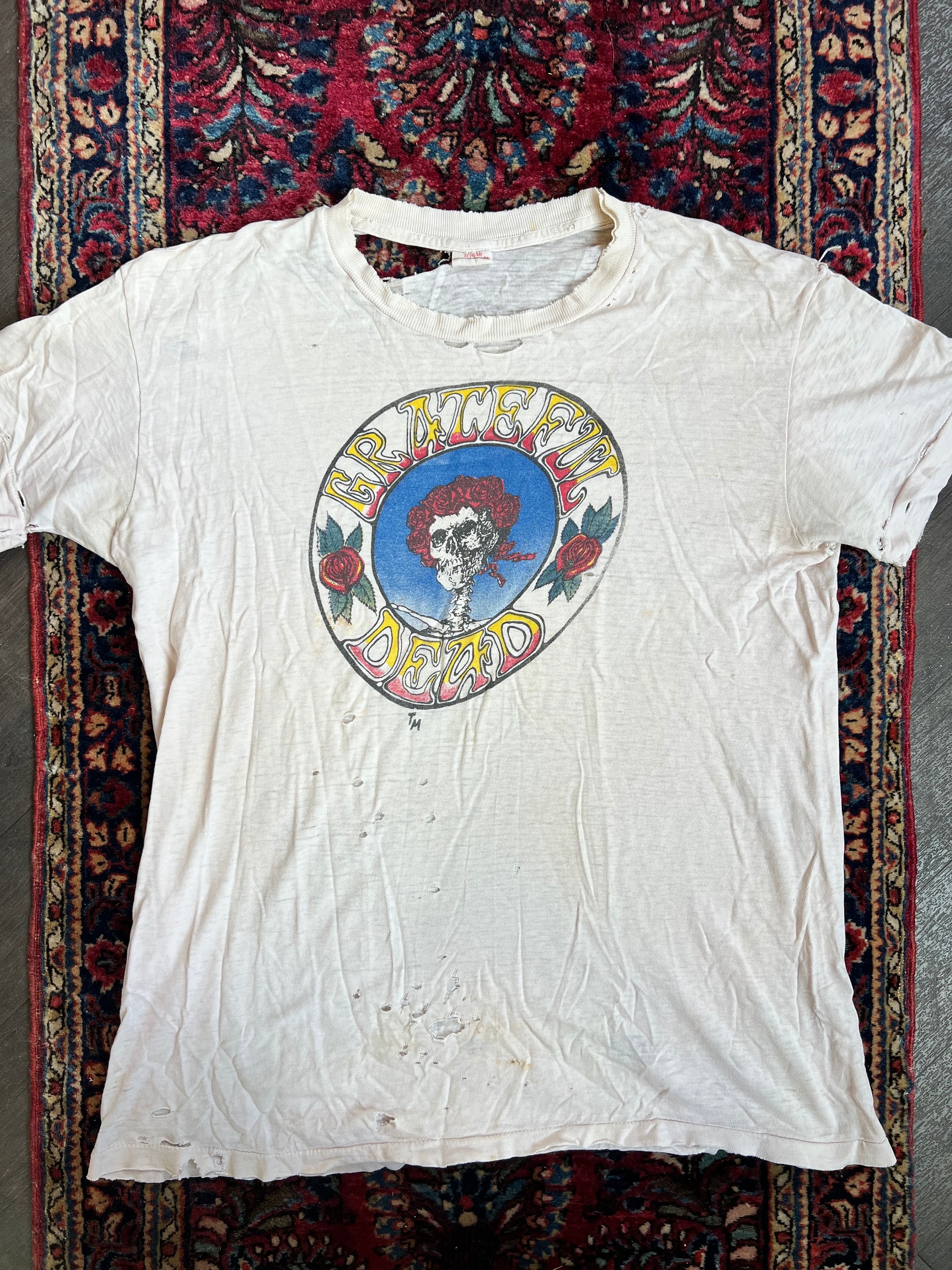 Grateful Dead Vintage Early 1970s T-shirt, Bertha, Single Stitch
