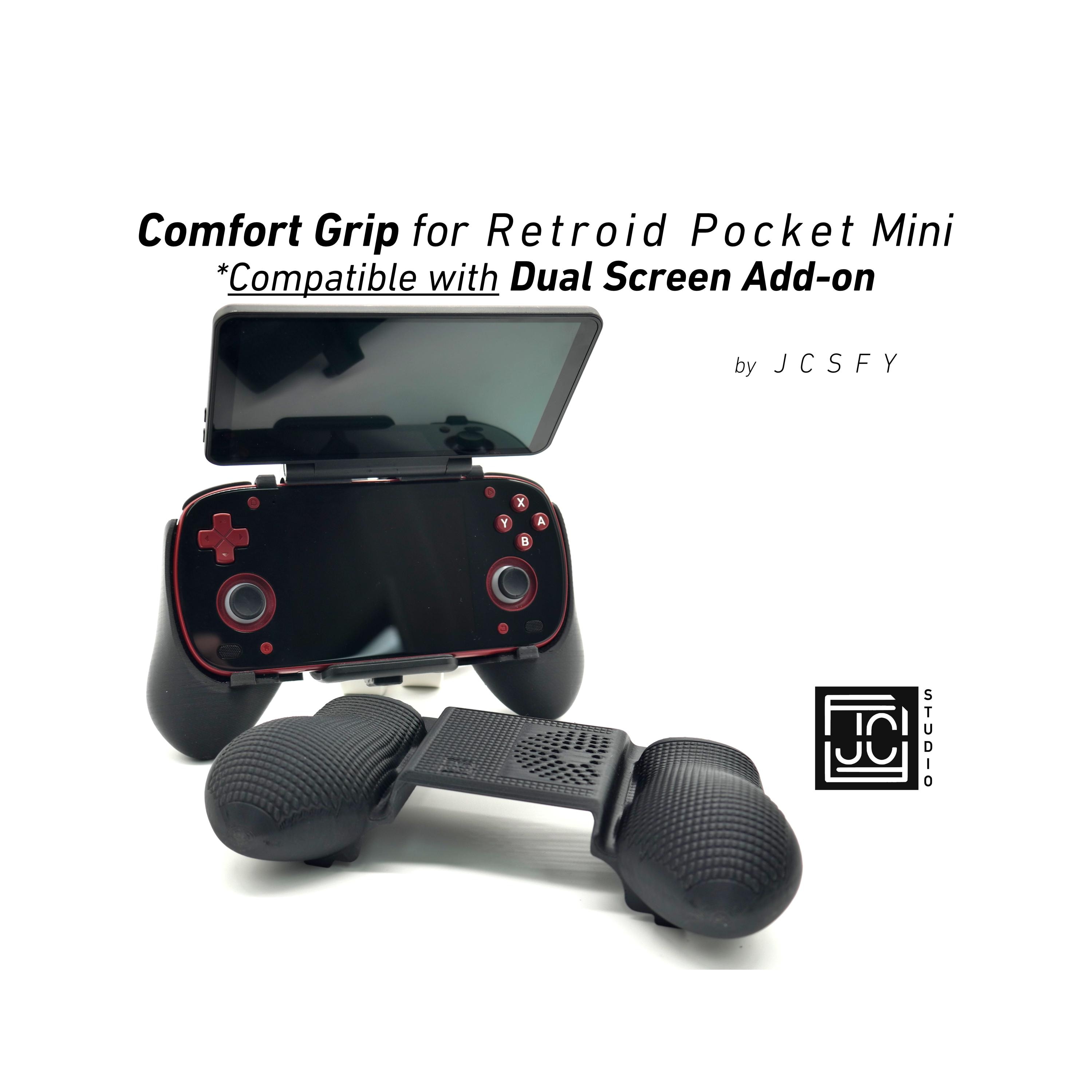 Grip for Retroid Pocket Mini | Compatible With Retroid Dual Screen